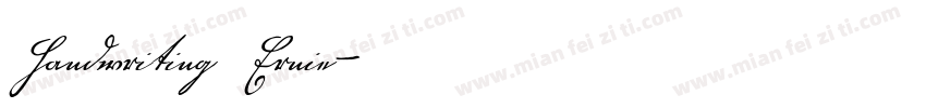 Handwriting Ernie字体转换